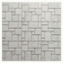 Мозаика Bianco Carrara Random Square каменная 30.5x30.5