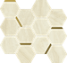 Мозаика Шарм Эдванс Алабастро Шик Charme Advance Alabastro Mosaico Chic керамическая 28.3x32.8