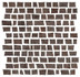 Мозаика Costruire Random Metallo Ruggine 30х30 керамогранитная