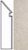 Плинтус Brave Gypsum Battiscopa Sag. SX A1JF 7,2x30 шт керамогранит