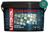 Затирка для плитки эпоксидная Litokol двухкомпонентный состав Starlike Evo S.430 Verde Pino 1 кг 485400002
