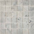 Мозаика из мрамора Bianco Carrara PIX243, чип 48x48 мм, сетка 305х305x6 мм глянцевая, серый