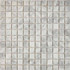Мозаика из мрамора Bianco Carrara PIX237, чип 23х23 мм, сетка 300х300х6 мм полированная, серый
