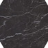 Керамогранит Casalgrande Padana СП546Р Плитка CP Marmoker Nero Creta Lucido Ottagono 59x59 , полированная