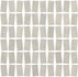 Мозаика Raw Pearl Mosaico Castle (A00K) 29x29,2 керамогранит