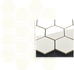 Мозаика Uniwersalna Mozaika Prasowana Bianco Paradyz Hexagon керамика 22х25.5 см гладкая белый 5900144091887