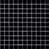 Мозаика Black Rose 2.5x2.5 стеклянная 29.5x29.5