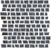 Мозаика Costruire Random Metallo Nero 30х30 керамогранитная