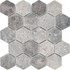 Мозаика Hexagon VLg Tumbled 64x74 (305x305x8), натур. мрамор