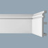 Плинтус напольный XPS RP 5 Royce 2000x120x22 дюрополимер под покраску белый