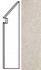 Плинтус Brave Gypsum Battiscopa Sag. DX A1JK 7,2x30 шт керамогранит