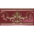 Бордюр Noblesse Cenefa Burdeos Gold 20x10 глянцевая