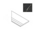 Ступень угловая Forte Dei Marmi Rock Venaria Black Gradino Lineare Ang. Sx 120 30x120 керамогранит матовая Atlas Concorde 620040000232