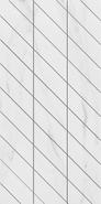 Фальшмозаика SM01 Corner 29,8x59,8x10 неполированная (левый) керамогранит, серый 68798
