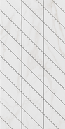 Фальшмозаика SM02 Corner 29,8x59,8x10 полированная (левый) керамогранит серый 68804