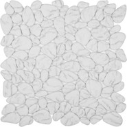 Мозаика AGPBL-WHITE стекло 28.5х28.5 см матовая, белый