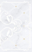 Декор Милана Светлый 01 25х40 Unitile/Шахтинская плитка глянцевый керамический 010300000190