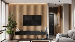 Рейки для стен под дерево