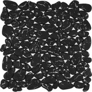 Мозаика AGPBL-BLACK стекло 28.5х28.5 см матовая, черный