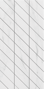 Фальшмозаика SM01 Corner 29,8x59,8x10 полированный (левый) керамогранит, серый 68800