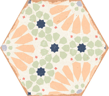 Керамогранит Green Matt 22x25 Ennface Kaleidoscope матовый универсальная плитка ENPTR6036MT2225