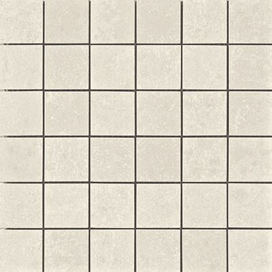 Мозаика Costruire Metallo Bianco 30х30 керамогранитная