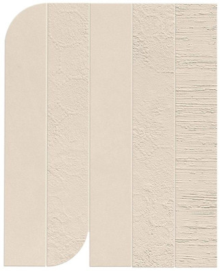 Мозаика Boost Natural Kaolin Mosaico Piano Mix 50x40,5 керамика матовая, бежевый A7JM