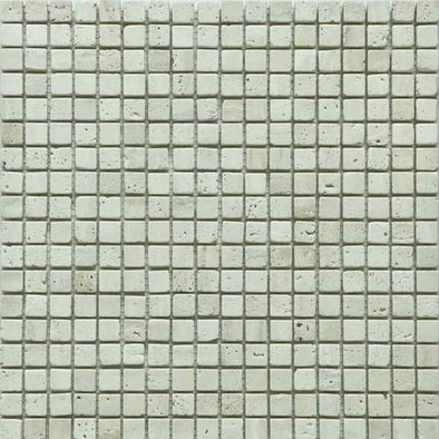 Мозаика Travertine Classic Tum. 15х15х4 мм каменная 30.5x30.5