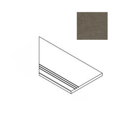 Ступень угловая Forte Dei Marmi Rock Alpine Brown Gradino Lineare Ang. Sx 30x60 керамогранит матовая Atlas Concorde 620040000217