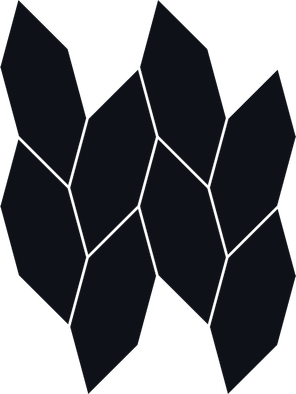 Мозаика Uniwersalna Mozaika Nero Paradyz Torton керамика 29.8х22.3 см гладкая, блестящая черный 5900144098855