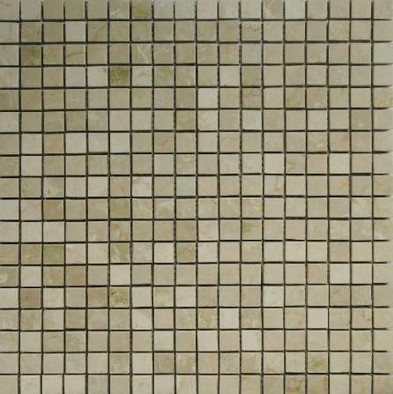 Мозаика Botticino Pol. 15х15х4 мм каменная 30.5x30.5