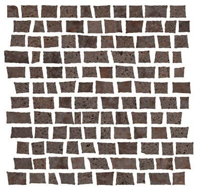 Мозаика Costruire Random Metallo Ruggine 30х30 керамогранитная