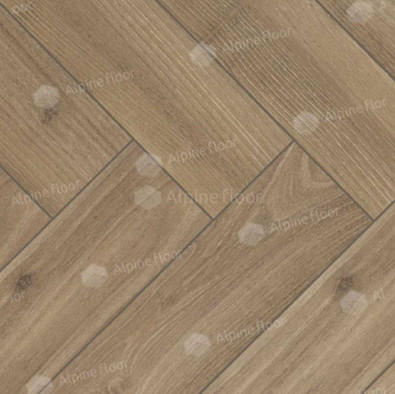 Ламинат Alpine Floor Herringbone 10 LF107-10 Дуб Венето 600х100х10 10 мм 33 класс с фаской