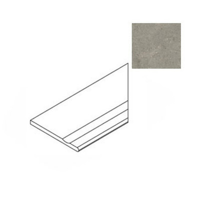 Ступень угловая Forte Dei Marmi Rock Lunar Grey Gradino Lineare Ang. Dx 120 30x120 керамогранит матовая Atlas Concorde 620040000222