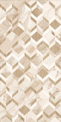 Настенная плитка Calacatta Gold Rombi 31.5x63 глянцевая керамическая