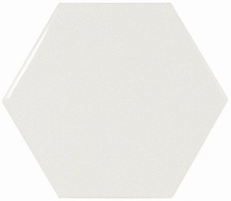 Настенная плитка Hexagon White керамическая