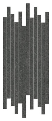 Мозаика Boost Mineral Tarmac Brick 30x60 керамогранит матовая, черный AIG3