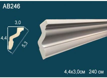 Перфект Карниз потолочный гладкий AB246