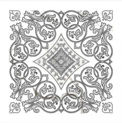 Декор G-270/G/d04/400x400x8 глазурованный, глянцевый керамогранит