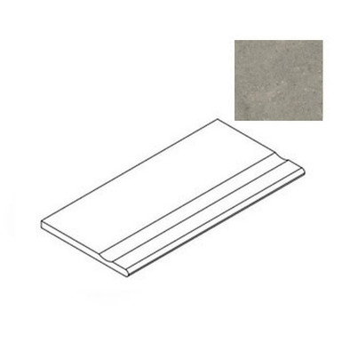 Ступень фронтальная Forte Dei Marmi Rock Lunar Grey Gradino Lineare 30x120 керамогранит матовая Atlas Concorde 620040000221