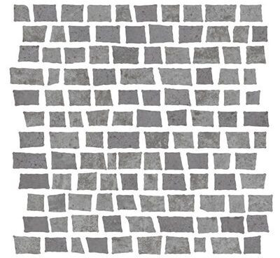 Мозаика Costruire Random Metallo Titanio 30х30 керамогранитная