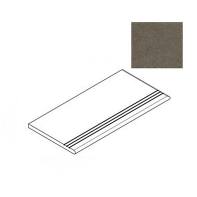 Ступень фронтальная Forte Dei Marmi Rock Alpine Brown Gradino Lineare 30х60 керамогранит матовая Atlas Concorde 620040000215