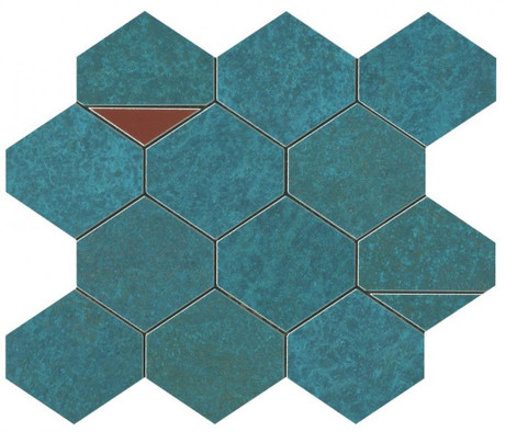 Мозаика Blaze Verdigris Mosaico Nest 29,4x25,8 керамическая