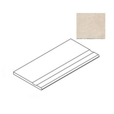 Ступень фронтальная Forte Dei Marmi Rock Siberian Ivory Gradino Lineare 30x120 керамогранит матовая Atlas Concorde 620040000218