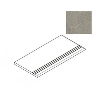 Ступень фронтальная Forte Dei Marmi Rock Lunar Grey Gradino Lineare 30х60 керамогранит матовая Atlas Concorde 620040000212