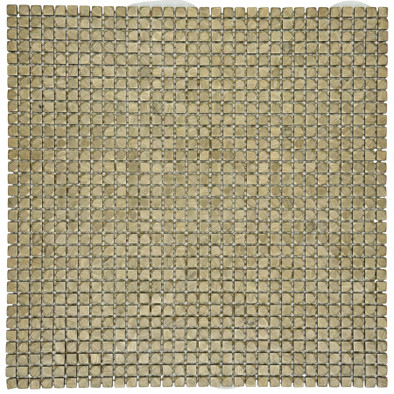 Мозаика Marble Mosaic Aluminum Cubic Gold алюминий 30.2х30.2 см чип 8х8 мм, золотой-oro-gold