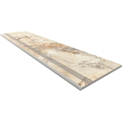 Ступень фронтальная MOG301 30x120 Полированная (с насечками) керамогранит 68889