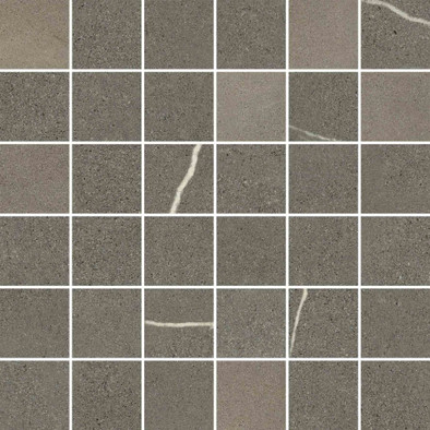 Мозаика Метрополис Аркадиа Браун керамогранит 30х30 см матовая, коричневый, серый 610110000916