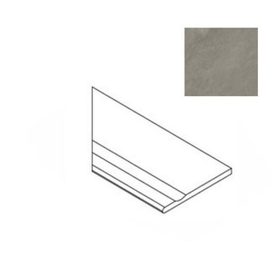 Ступень угловая Forte Dei Marmi Rock Venaria Grey Gradino Lineare Ang. Sx 120 30x120 керамогранит матовая Atlas Concorde 620040000229