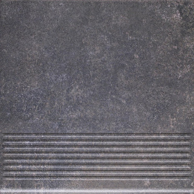 Ступень фронтальная Viano Antracite Stopnica Prosta 29.5х29.5 клинкер матовая Paradyz Ceramika